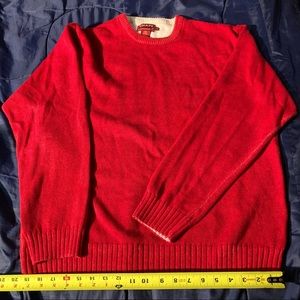 Vintage red chaps sweater crewneck